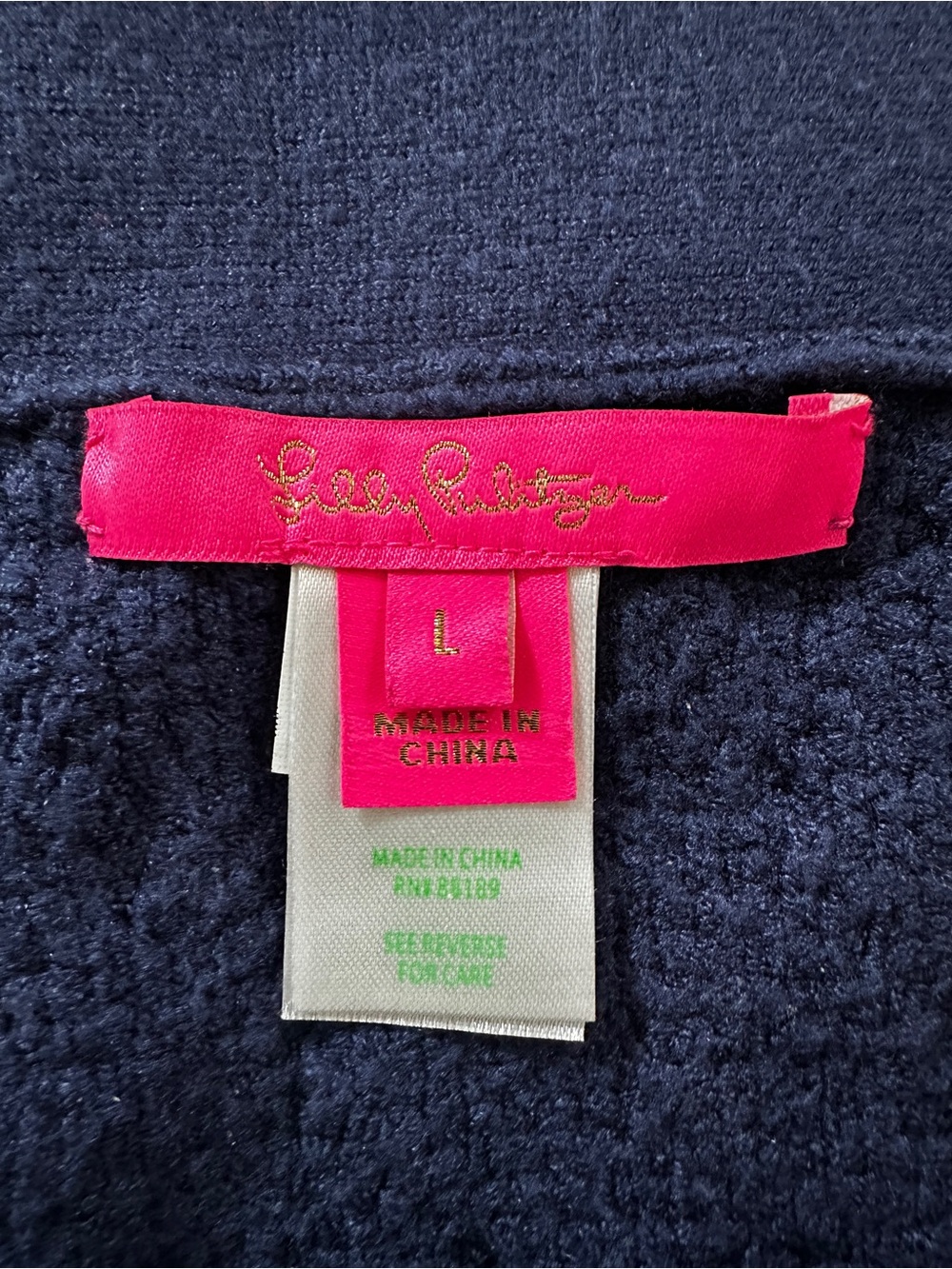 Lilly Pulitzer Navy Cable Knit Skirt - Picture 3 of 5